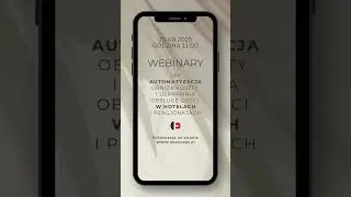 Webinar - Systemy automatyzujące procesy w obiektach hotelowych