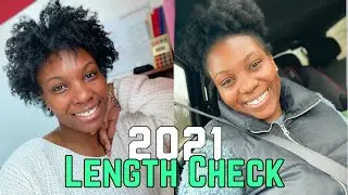 2021 Natural Hair Length Check Update | January to April |
