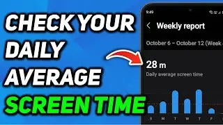 How to Check Screen Time on Samsung Galaxy M35 | Check Phone Usage Time