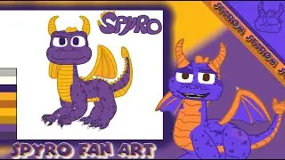 remaking an already made Spyro fan art #spyro