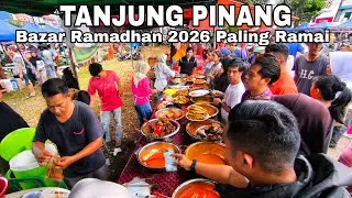 Suasana Meriah Hari Pertama Bazar Ramadhan di Batu 9 Tanjung Pinang Negeri Melayu Indonesia