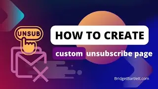 Create a custom unsubscribe page in High Level