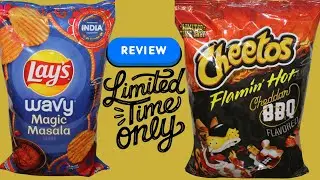 Lay&rsquo;s Wavy Magic Masala Potato Chips & Cheetos Flamin&rsquo; Hot Cheddar BBQ Review