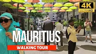 Port Louis, MAURITIUS 4K Walking Tour - Captions & Immersive Sound [4K Ultra HD/60fps]
