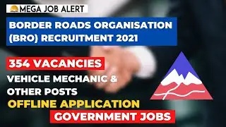 BRO Job Vacancy 2021 | How to Apply Border Roads Organisation Jobs | Defence Jobs | Govt Jobs