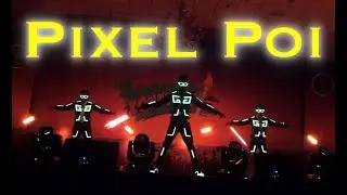 Visual Pixel Poi Performance with Tron Light up Suit on Bollywood Music