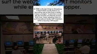The 1998 Burger King Internet Cafe