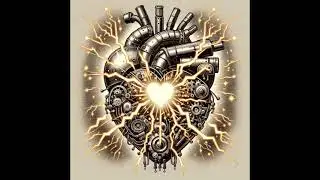 A Digitized Orange + Diamond Sparrow - A Robot's Heartbeat