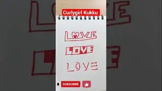 Creativity with Love #shorts #ytshorts #love 💓