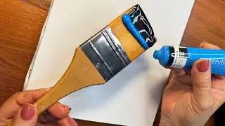 How To Paint A Huge Tree By The River : Serenity Landscape : Acrylic Painting for Beginners