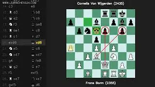 Pirc-Defense-Classical: Frans Borm (2355) vs Cornelis Van Wijgerden (2435)