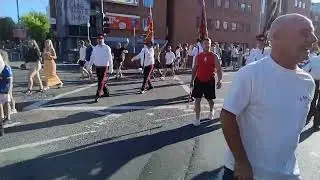 Shankill Protestant Boys FB @ 12th Of July in Belfast Return Parade 2025 (Phone Clip)