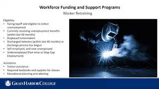 Grays Harbor College - Workforce Funding and Support Programs