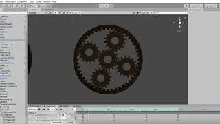 遊星歯車機構　Part2 　もう一つの回転　Unity 2019 4 1f1