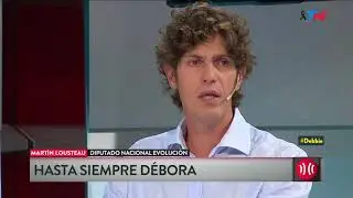 Lousteau se quebró recordando a Débora Pérez Volpin