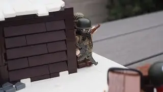 TIMELAPSE U.S. Counteroffensive at Foy Lego WW2 Moc