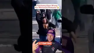Flashbang Goes Wrong for Minneapolis Protester 😮