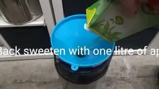 HBW.HARD APPLE/TURBO CIDER 19 LITRES.