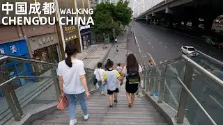 [4K WALK] Hours of get off work in Chengdu#China#stranger#4KWalking