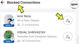 How To Remove Block From Friend Connection Apna Job App