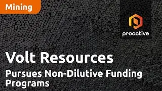 Volt Resources Pursues Non-Dilutive Funding Programs, Eyes Over 150 Million in Potential Funding