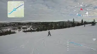 Tandådalen 2025 - Alma og Ella på ski