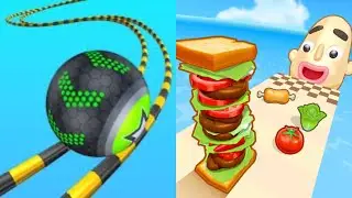 Going Balls & Sandwich Runner - All Level Gameplay New APK update Gameplay 2026