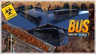 The most Rusty Bus in my Fleet. Scrapped metal was used to create this design.
