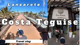 Costa Teguise Costal Walking Tour Lanzarote Canary Islands Spain 2024 : insta360 ONE X2 : 4K : Ep 2