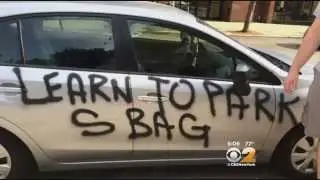 Vandal In Queens Spray Paints Cars Over Alleged Poor Parking