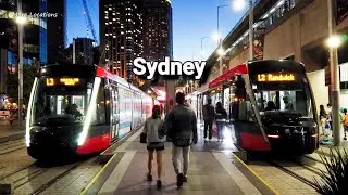 Night Walk around Circular Quay & The Rocks Sydney Australia