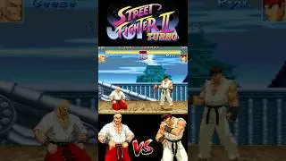 SUPER STREET FIGHTER II TURBO - GEESE VS RYU ! #ryu #geese #streetfighter #sf2 #fatalfury