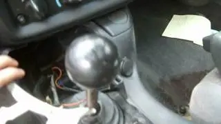 4th gen Camaro console and shift knob removal