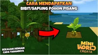 How to Get Banana Tree Saplings | Mini World Creata | Tutorial
