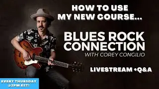 New Course Announcement - Blues Rock Connection - Major and Minor Pentatonic Scales