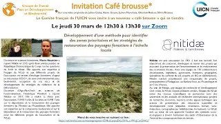 Café-brousse Méthode d'identification des zones prioritaires de restauration des paysages forestiers