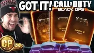 OMG! NEW MARSHAL 16 SUPPLY DROP REACTION! NEW SHOTGUN PISTOL GUN IN BLACK OPS 3! (BO3 NEW DLC GUNS)