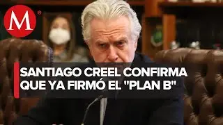 Creel firm&oacute; ya 'Plan B' electoral; Senado lo envi&oacute; con &ldquo;errores de t&eacute;cnica constitucional&rdquo;, dice