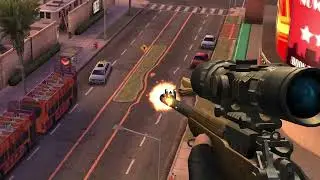 Pure Sniper City - Kill Two men On the Car