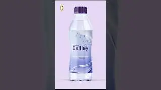 Unveiling a fresh look for Bailley Water's packaging label. 💦