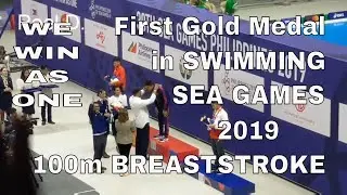 PHILIPPINES FIRST GOLD MEDAL IN SWIMMING SEA GAMES 2019:FINALS MEN'S 100m BREASTSTROKE
