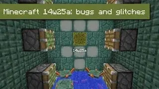 Minecraft 14w25a: bugs and glitches [English]