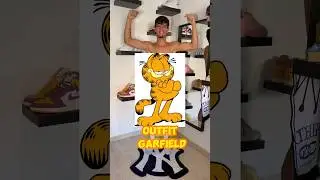 🧡OUTFIT GARFIELD🧡 #parati #viral #video  #men #fashion #ootd #clothes #outfit #garfield #disney