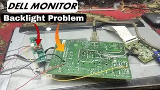 Dell Monitor Repair No Backlight On Problem 2024 || Created by Afjal Hossain
