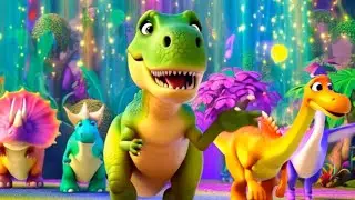Dino Dance, Five Little Dinos on a Jungle Race + MORE 🌟|  Sing, Dance and Learn!🌟 | For Kids