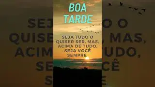 Seja sempre voc&ecirc;.