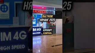 #Вьетнам2025 🏝️ Обмен валюты и связь. Аэропорт Камрань (#Нячанг). #путешествия #travel #физрукпалыч