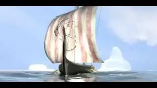 Viking Ship 3D Animation