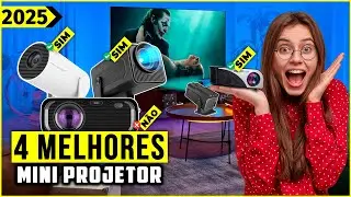 Os 4 Melhores Mini Projetor / Projetor Port&aacute;til Em 2025!