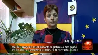 Zeci de capace de canal din fontă şi grătare au fost găsite &icirc;ntr-un centru clandestin